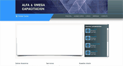 Desktop Screenshot of alfayomegacapacitacion.com